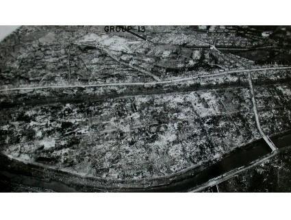 城山町1丁目上空から駒場町方面を望む