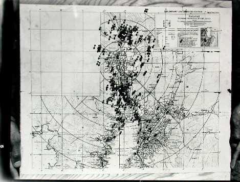 Nagasaki Atomic Bomb Map