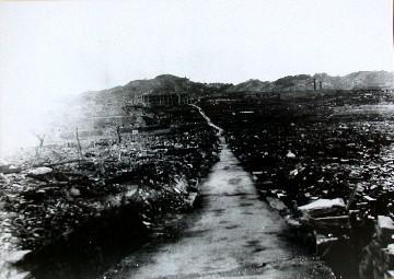 山里町北部から山里国民学校方面を望む