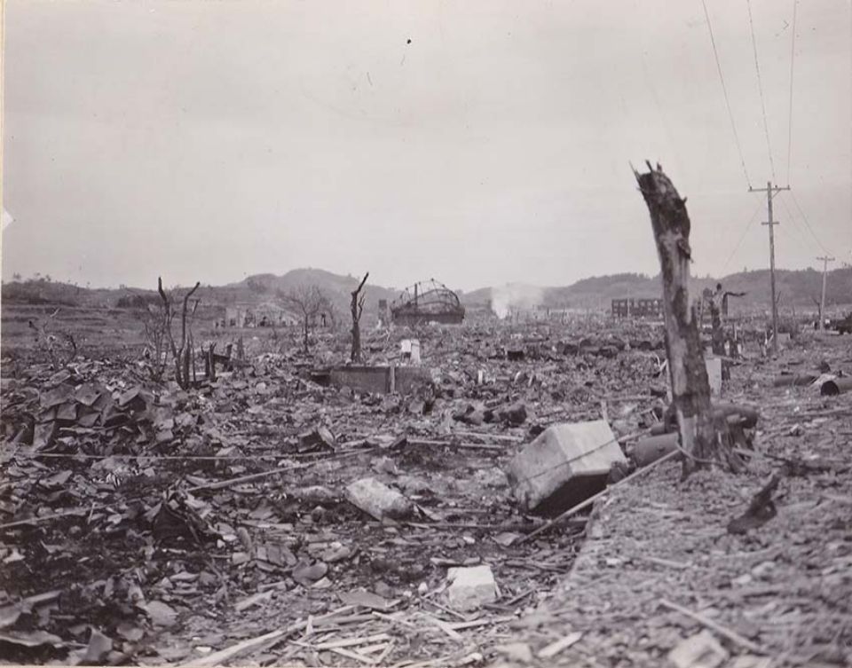 大橋町から北方向を望む