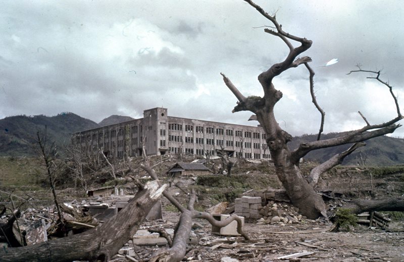 山里国民学校付近
