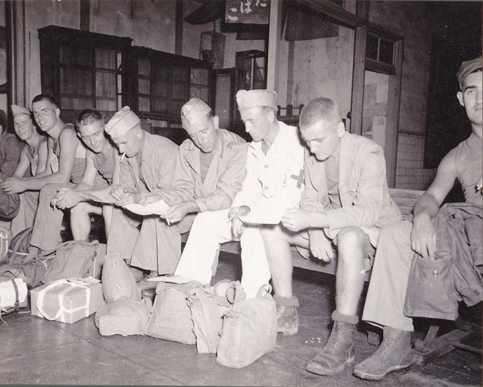 解放された捕虜の衛生管理　
