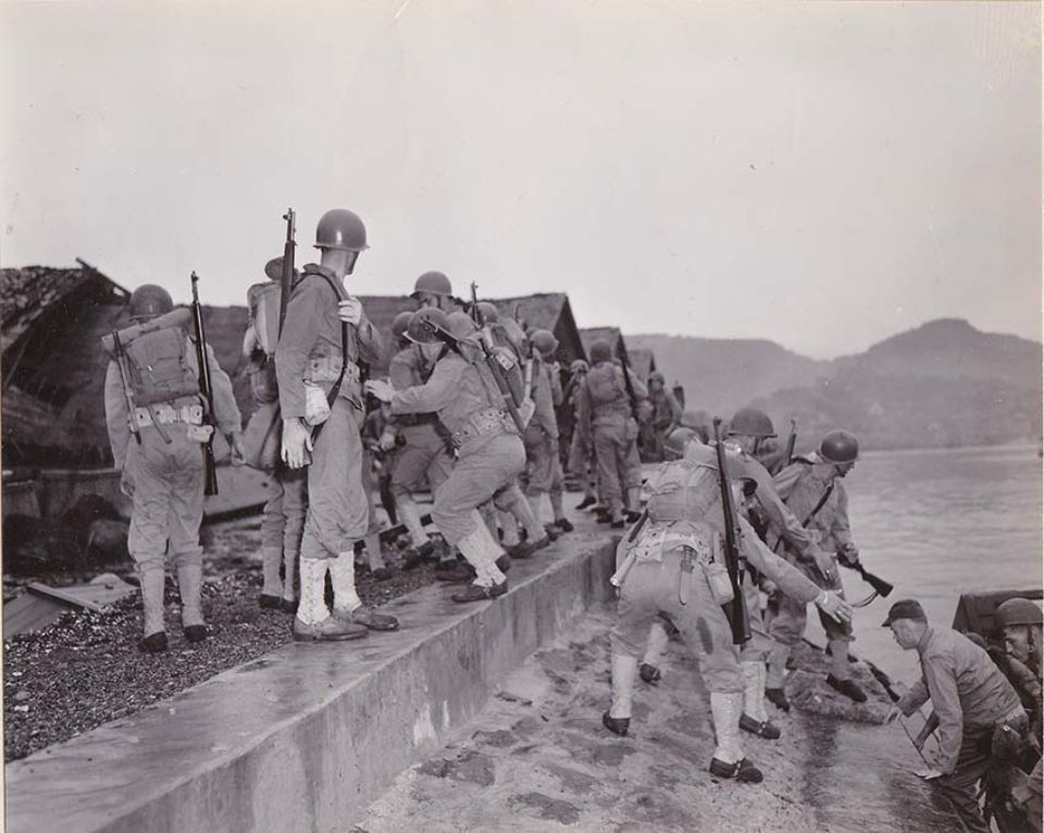 米海兵隊の長崎上陸