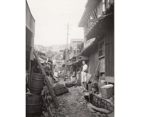密集した家屋