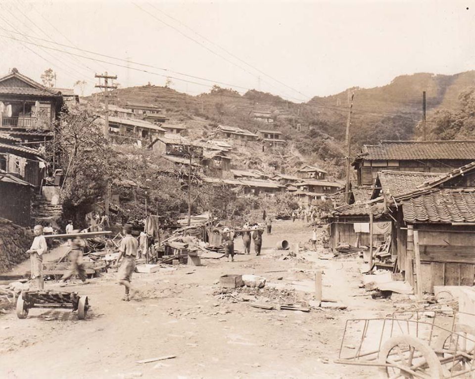水ノ浦の強制疎開地