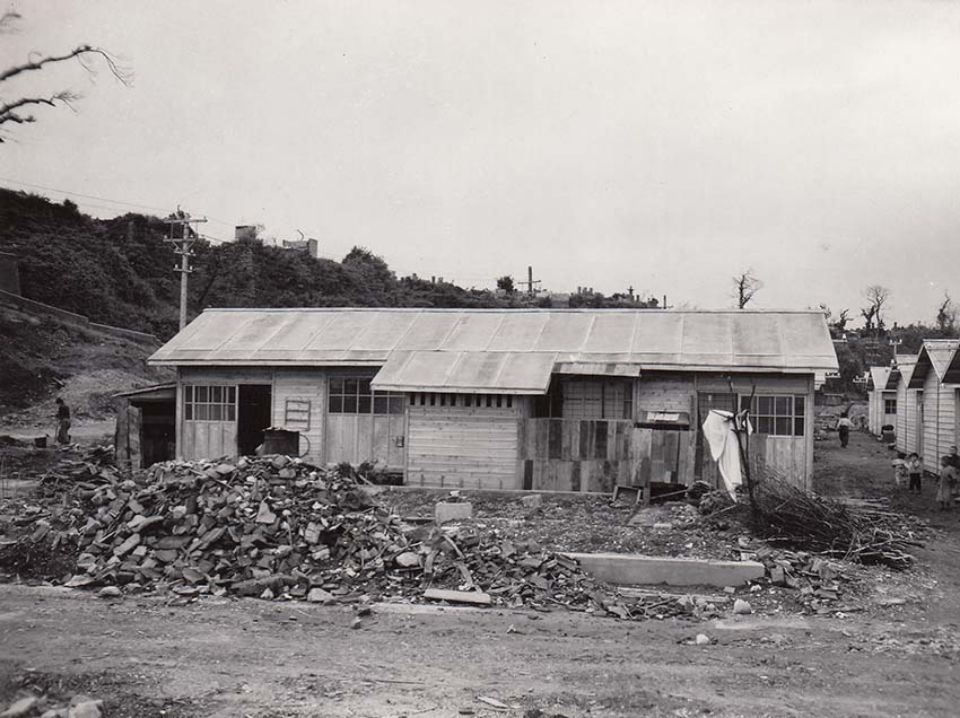 目覚町の戦災復興住宅