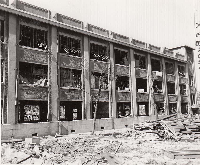 銭座国民学校西校舎外観