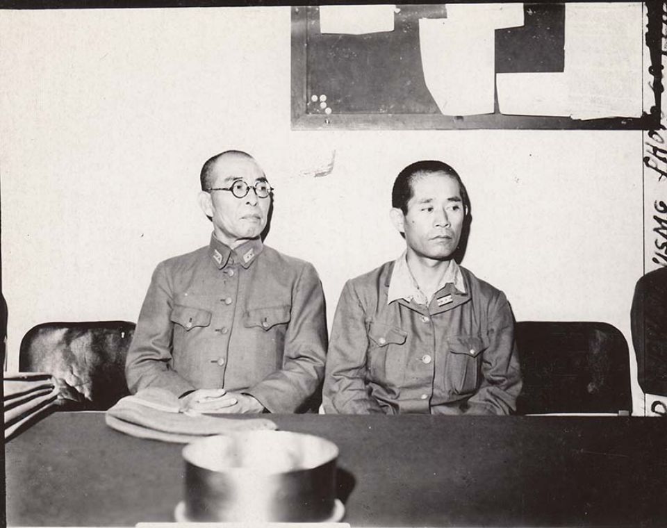 米軍との権限移譲交渉に臨む長崎地区の日本側使節団