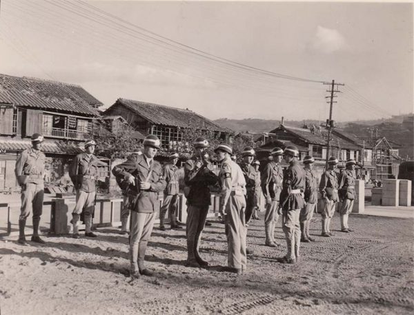 米軍憲兵隊（MP）の点呼