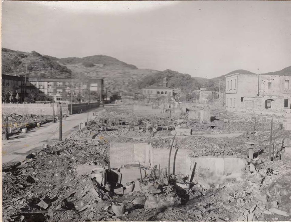 本博多町から本興善町方面を見る