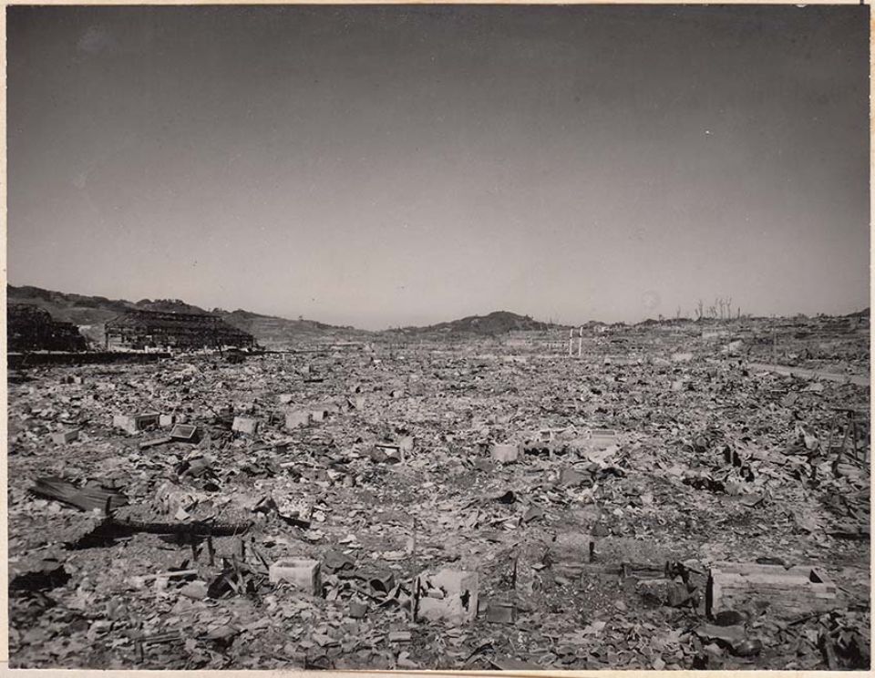 岩川町から北方向を見る