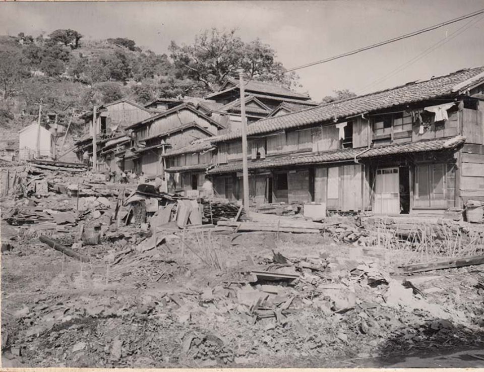 上筑後町付近