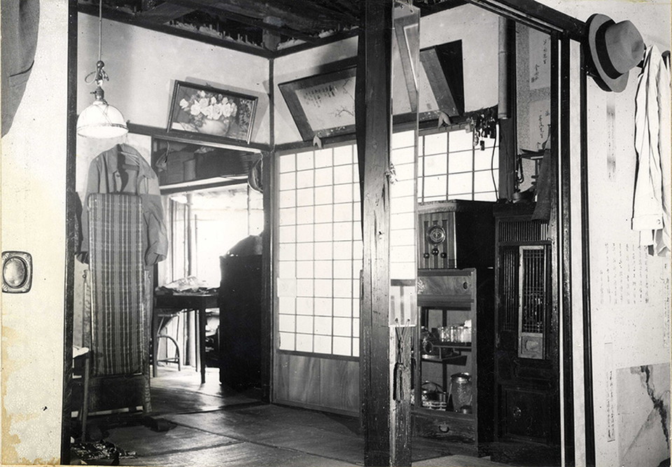 日本家屋の内部