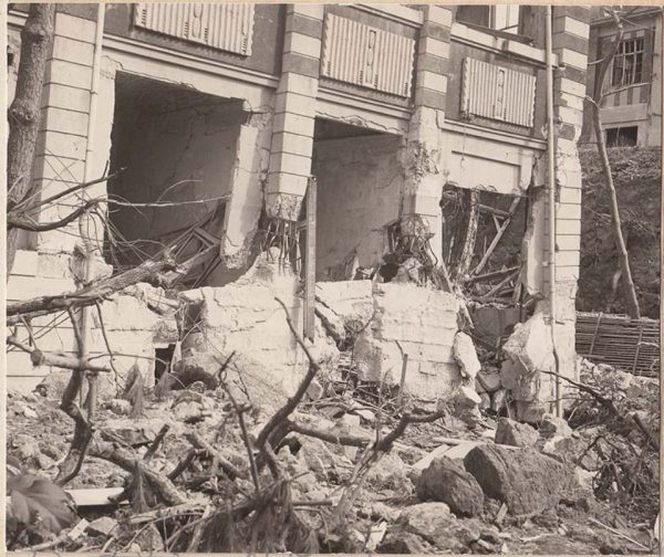 空襲と原爆の被害を受けた長崎医科大学附属医院