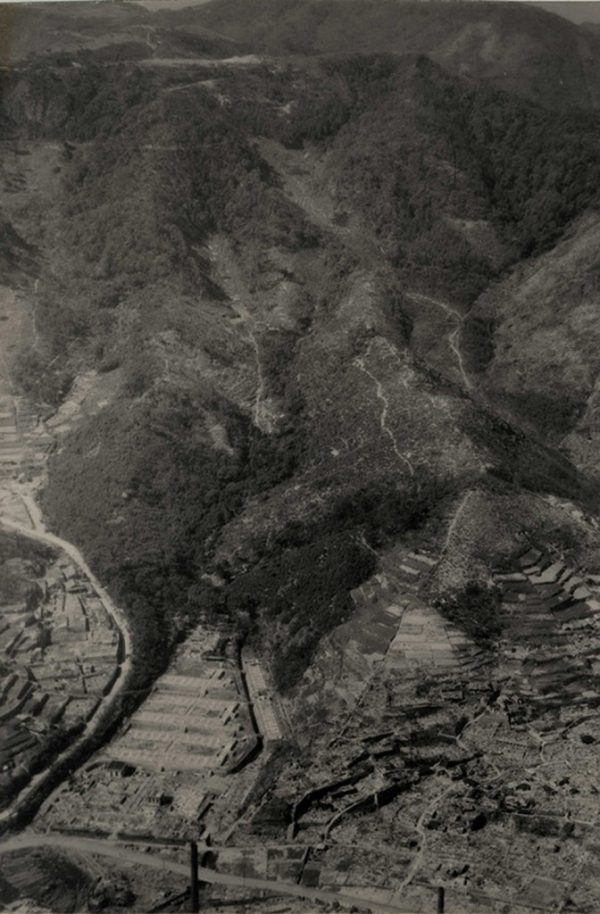 上空から見た市立長崎病院・市立長崎衛生試験所付近