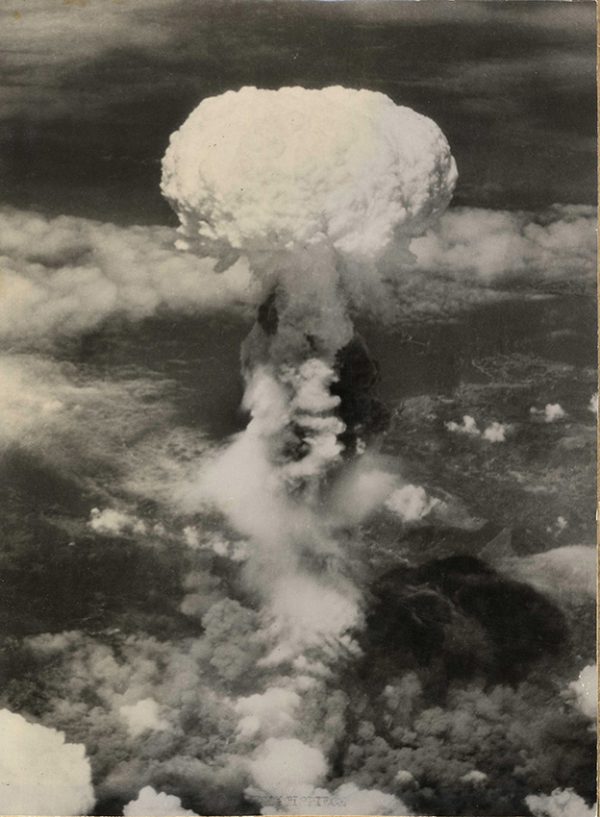 B-29から見たきのこ雲