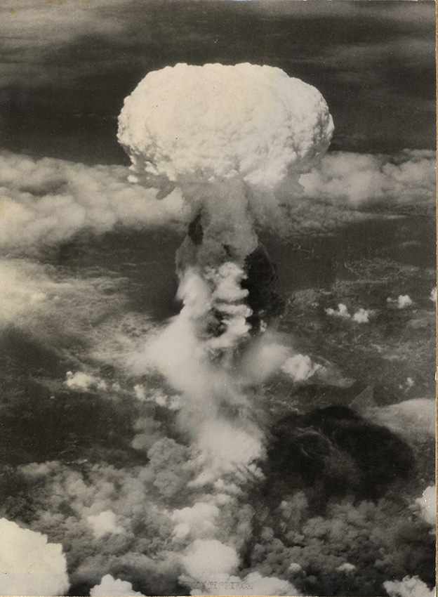 B-29から見たきのこ雲