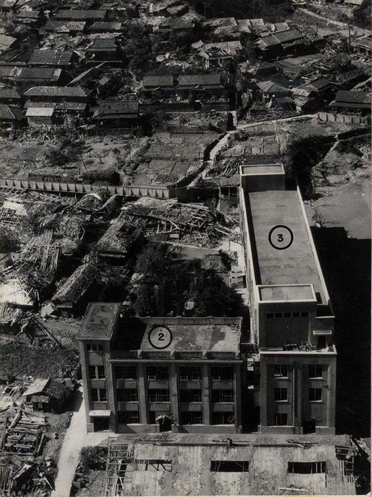 上空から見た稲佐国民学校