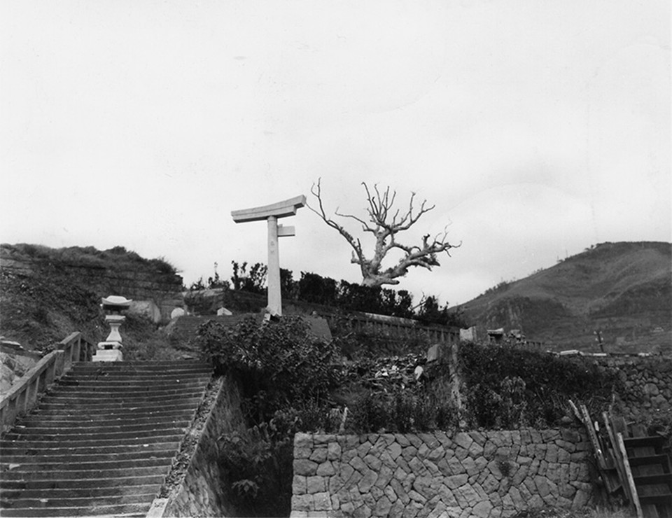 山王神社二の鳥居付近