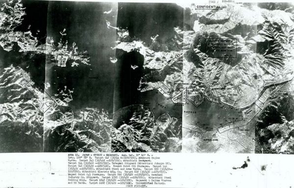 米軍の空襲目標のための長崎分析